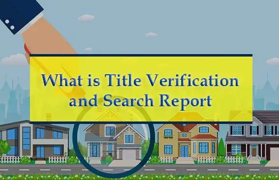 Title Verification and Search Report